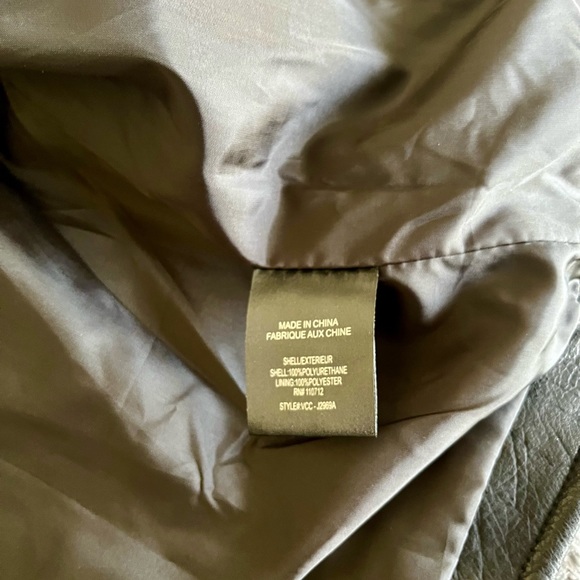 VIGOSS Embroidered, Faux Leather Jacket Medium Black - Picture 7 of 7